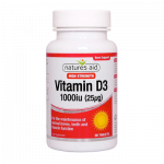 Natures aid Vitamin D3 1000IU (90)